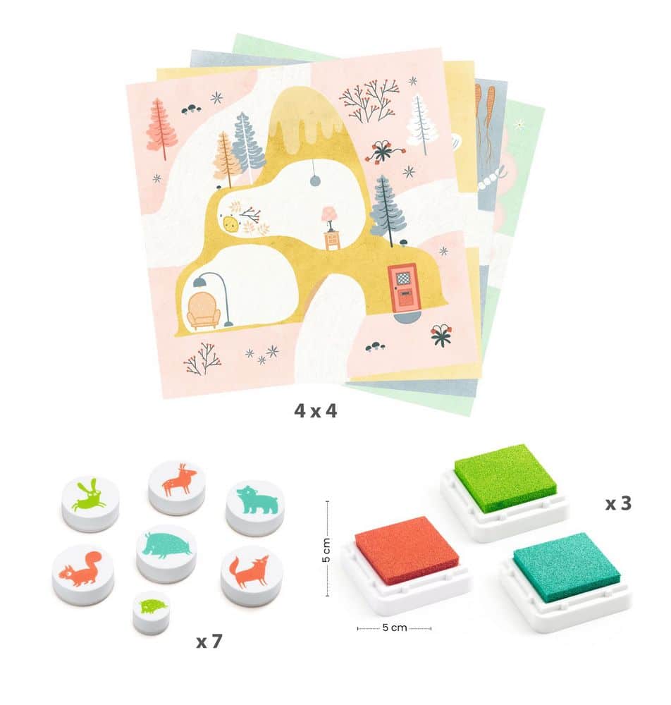 Djeco T&G Tinyly Blue Tinyroom - Babyspielzeug In Mehrfarbig