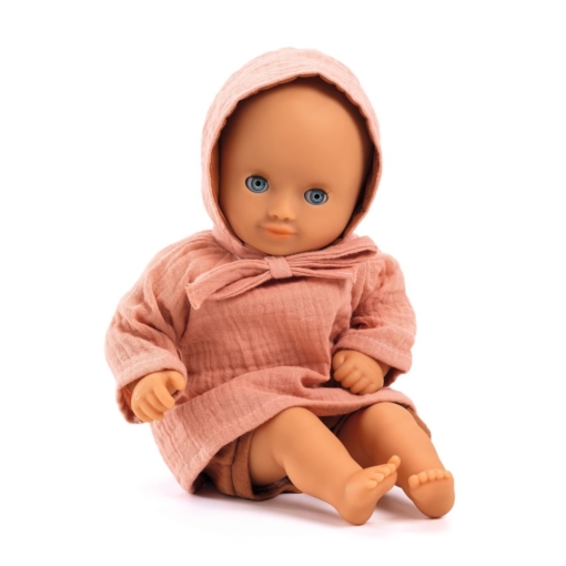 Djeco Peach 3-Piece Doll's Outfit