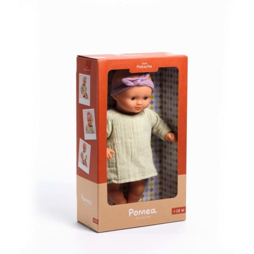 Djeco© Pistachio Pomea Soft Body Doll - Image 2