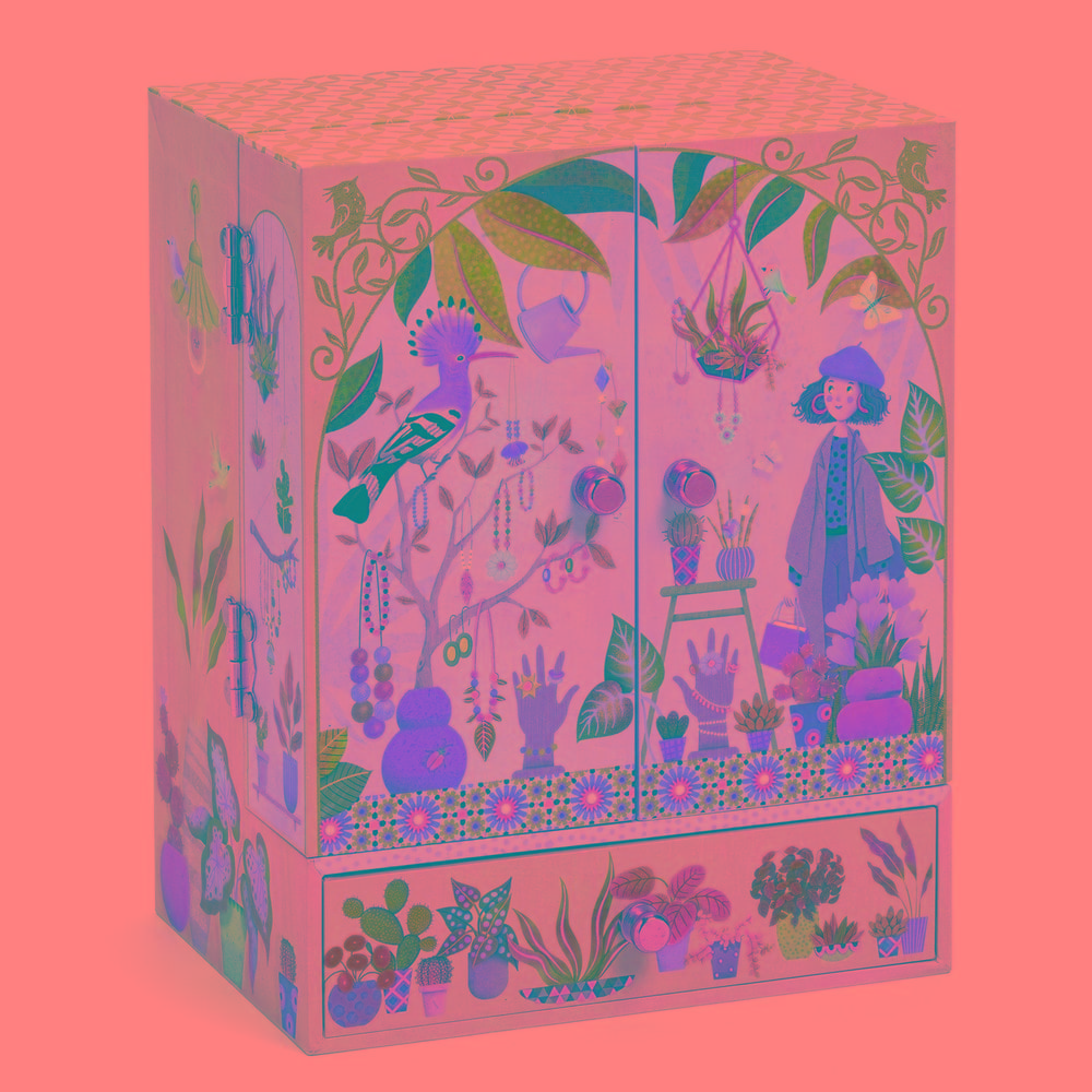 Djeco Secret Garden Musical Jewellery Box