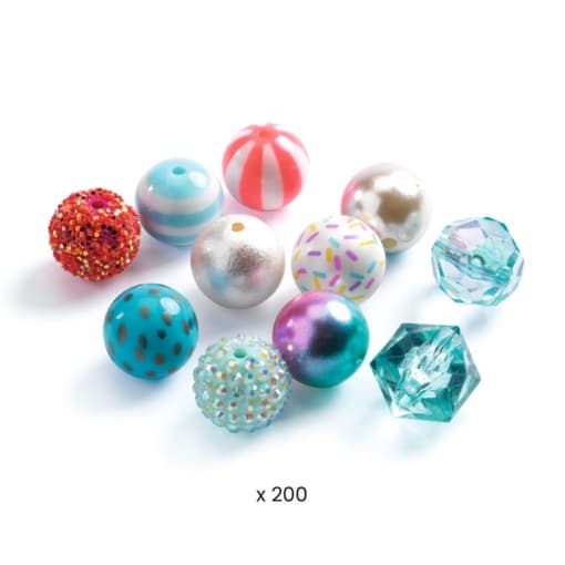 Djeco Silver Bubble Beads