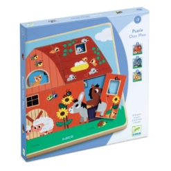 Djeco The Barn 3 Layer Wooden Puzzle