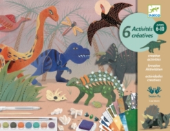 Djeco The World of Dinosaurs Multi Craft Box Kit