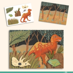 Djeco The World of Dinosaurs Multi Craft Box Kit