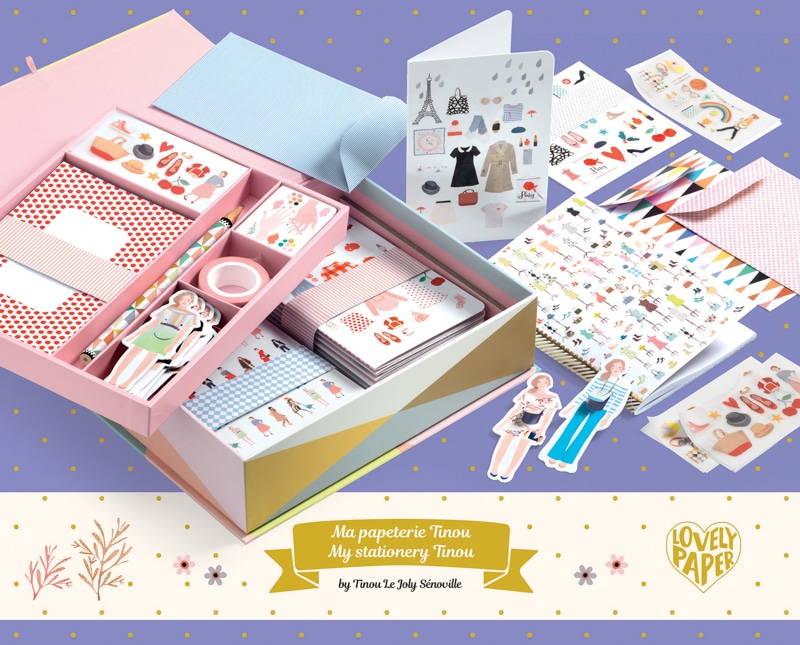 Djeco® Tinou Stationery Box Set