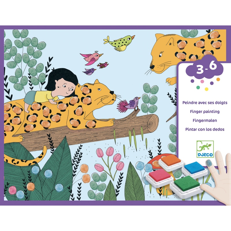 Djeco® Touch and Paint! Finger Painting