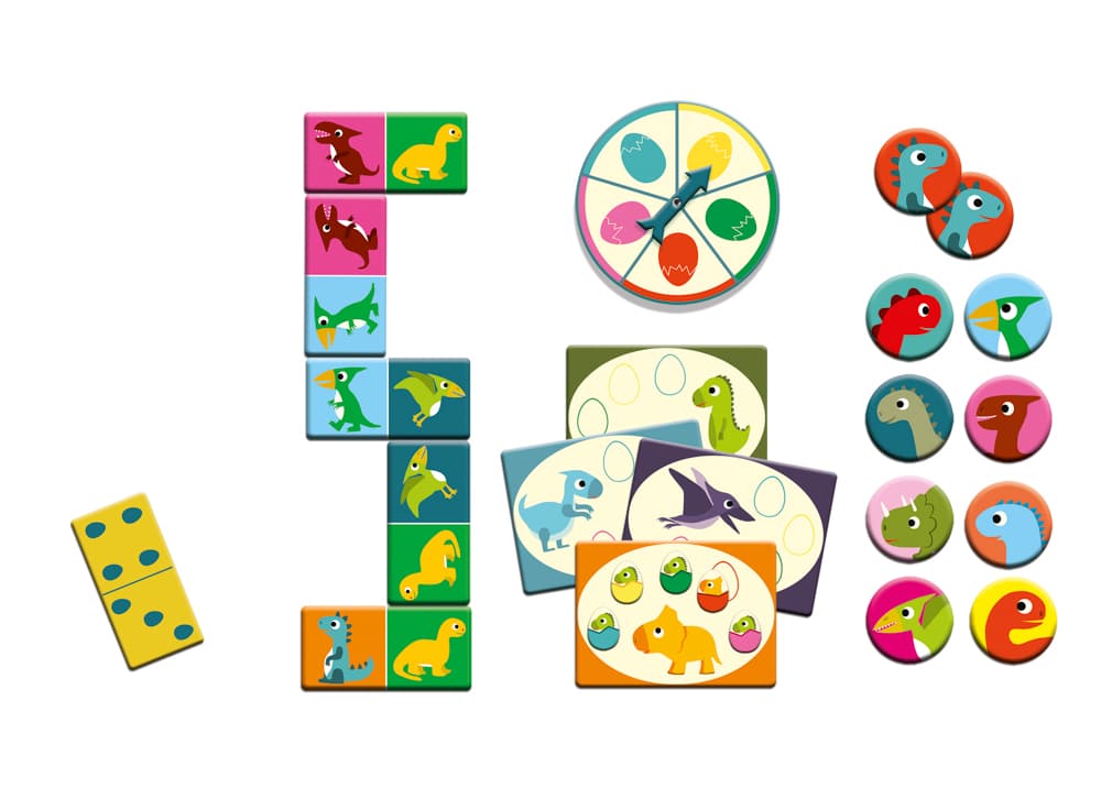 Djeco Trio of Dinosaurs Games