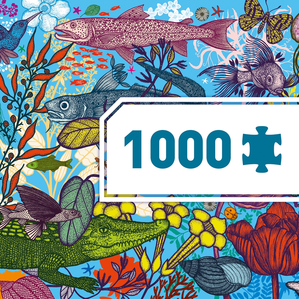 Djeco® Land and Sea 1000pc Gallery Puzzle