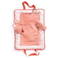Djeco® Pink Peak Pomea Doll Changing Bag Set