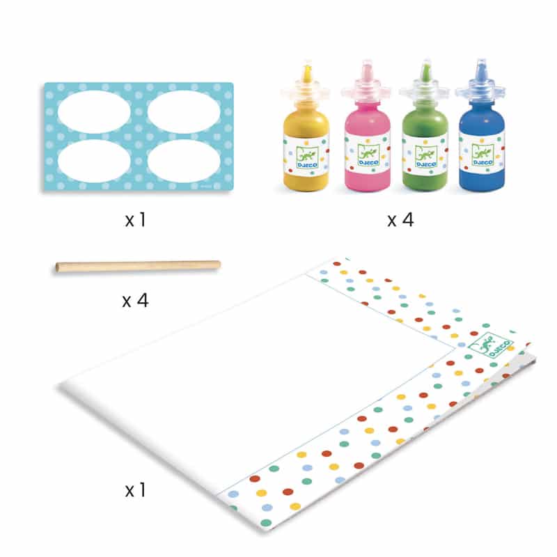 Djeco® Pointillism Painting with Sticks - Image 4