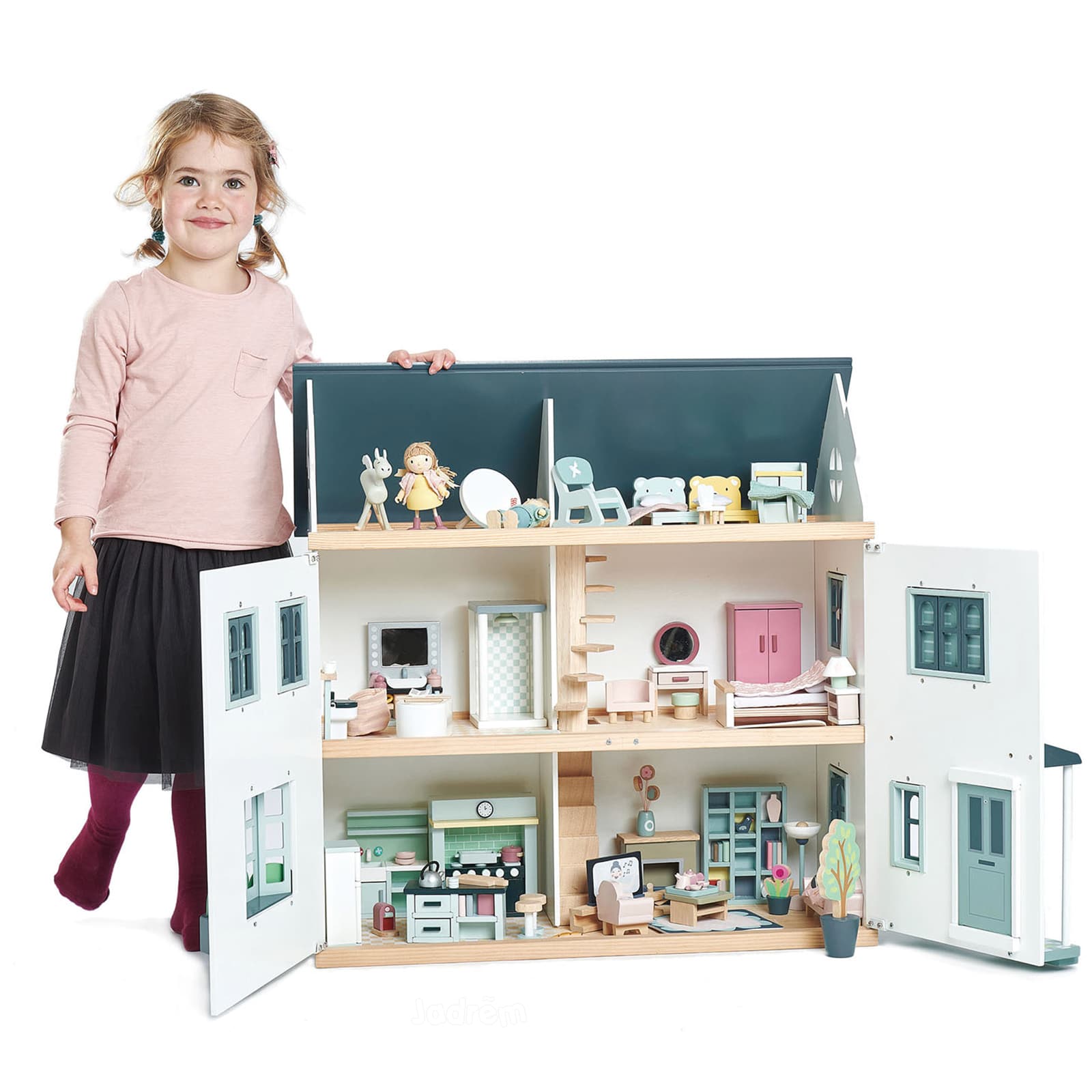 Tender Leaf Dovetail Study Room Dolls House Furniture