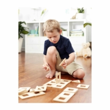 wooden magnetic tiles