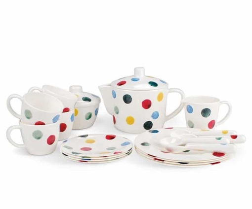 Emma Bridgewater Emma Bridgewater Polka Dot 19 Piece House Box Tea Set