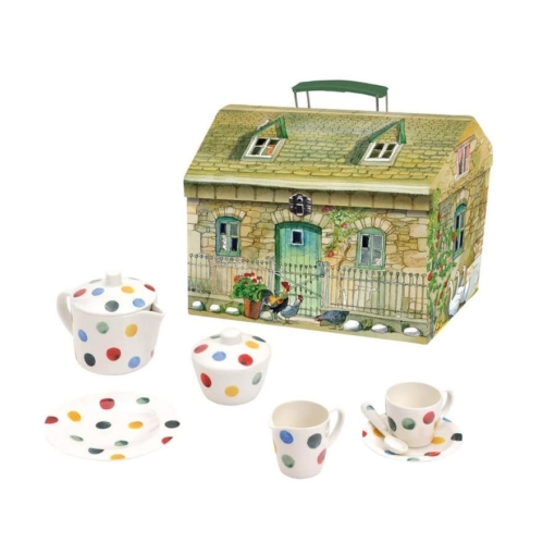 Emma Bridgewater Emma Bridgewater Polka Dot 19 Piece House Box Tea Set