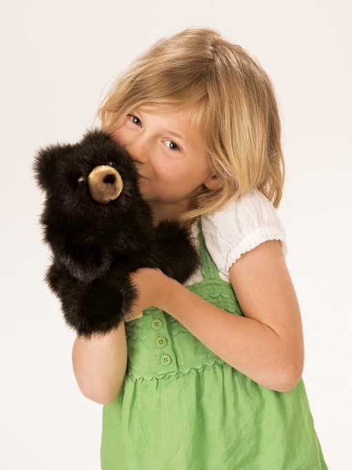 Folkmanis Baby Black Bear Puppet
