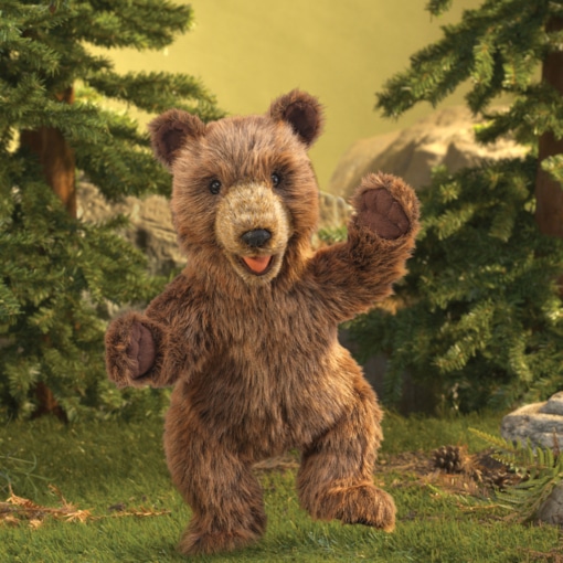 Folkmanis® Bear Cub Puppet: Your Child's Playtime Companion - Image 3