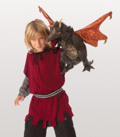 Folkmanis Black Dragon Puppet