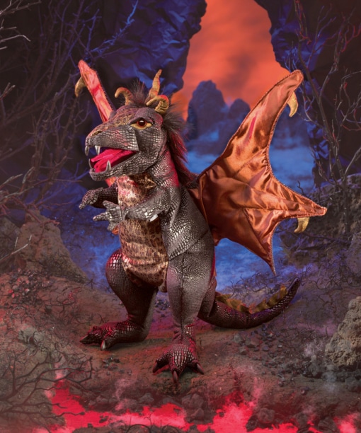 Folkmanis® Black Dragon Puppet: A Spellbinding Friend - Image 4