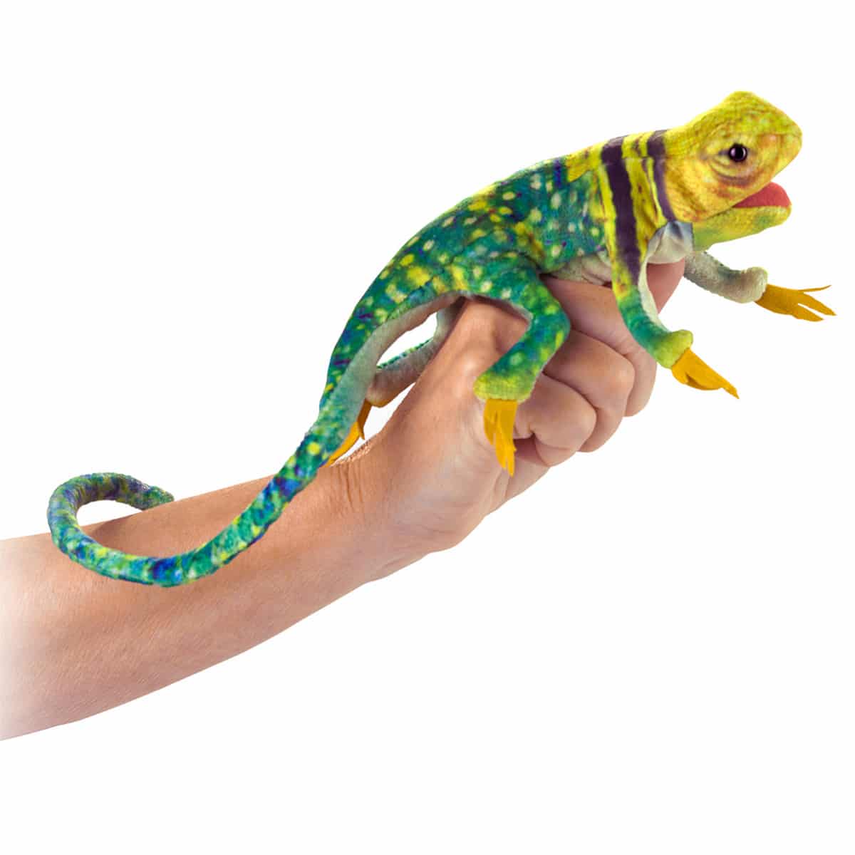 Folkmanis® Collared Lizard Finger Puppet