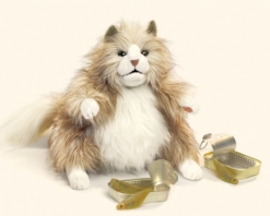 Folkmanis Fluffy Cat Hand Puppet