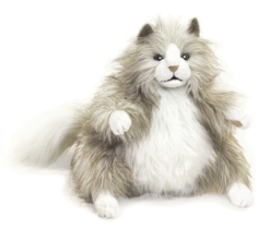 Folkmanis Fluffy Cat Hand Puppet