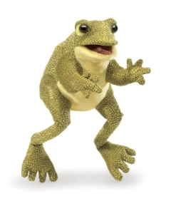 Folkmanis Funny Frog Hand Puppet
