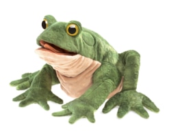 Folkmanis Green Toad Puppet