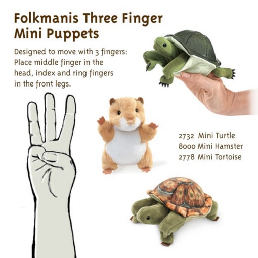 Folkmanis Hamster Finger Puppets