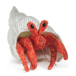 Folkmanis Hermit Crab Finger Puppets