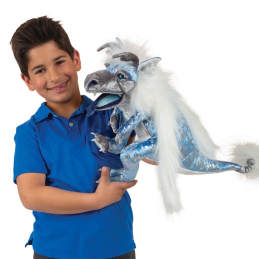 Folkmanis® Ice Dragon Puppet - Image 3