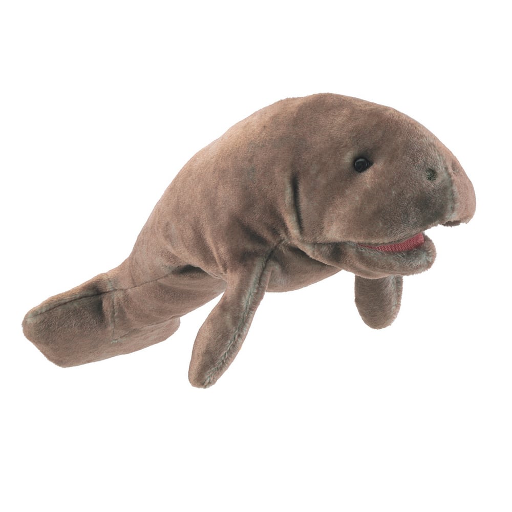 Folkmanis® Manatee Puppet: A Gentle Sea Giant - Image 4