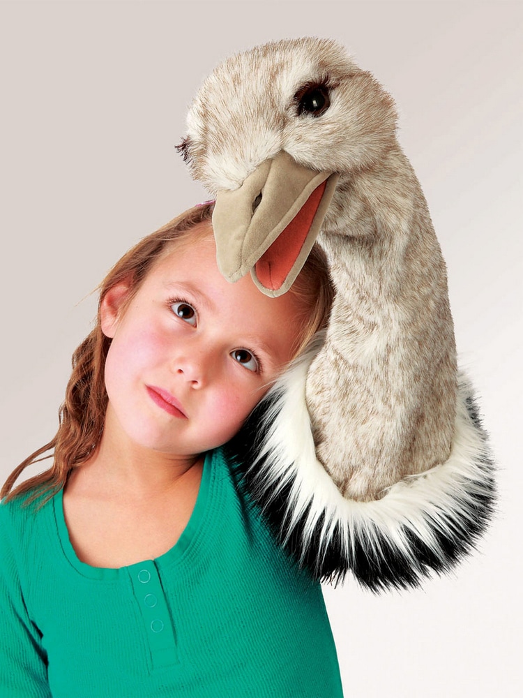 Folkmanis Ostrich Stage Puppet