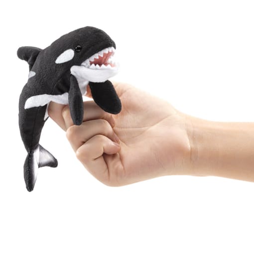 Folkmanis Pack of 3 Mini Orca Finger Puppets