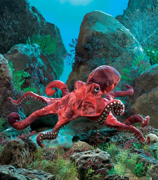 Folkmanis Red Octopus Puppet