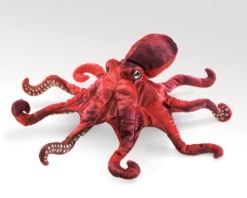 Folkmanis Red Octopus Puppet