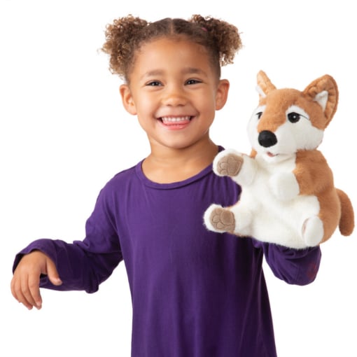 Folkmanis® Shiba Inu Puppy Puppet: Your Cuddly Friend - Image 3