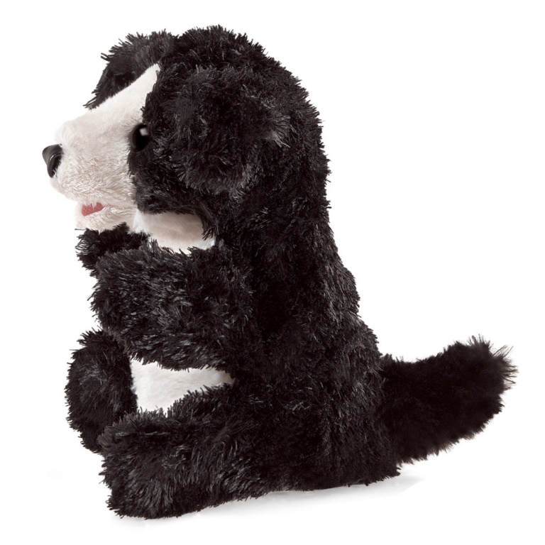 Folkmanis® Black and White Dog Puppet
