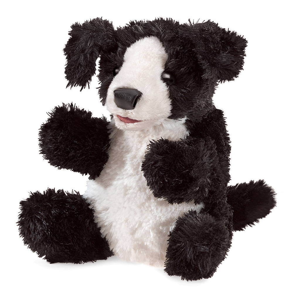 Folkmanis® Black and White Dog Puppet