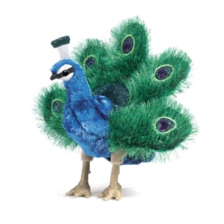 Folkmanis Small Peacock Puppet