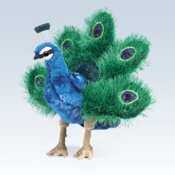 Folkmanis Small Peacock Puppet