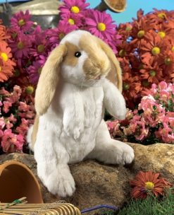 Folkmanis Standing Lop Eared Rabbit Puppet