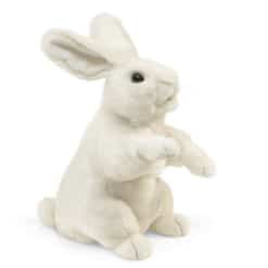 Folkmanis Standing White Rabbit Puppet