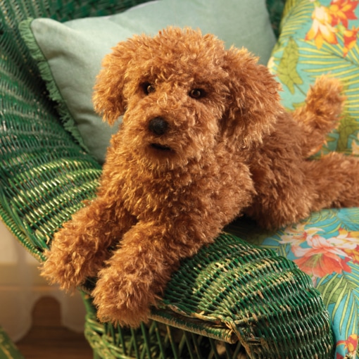 Folkmanis Toy Poodle Puppy Puppet