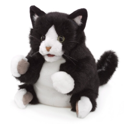 Folkmanis Tuxedo Kitten Puppet
