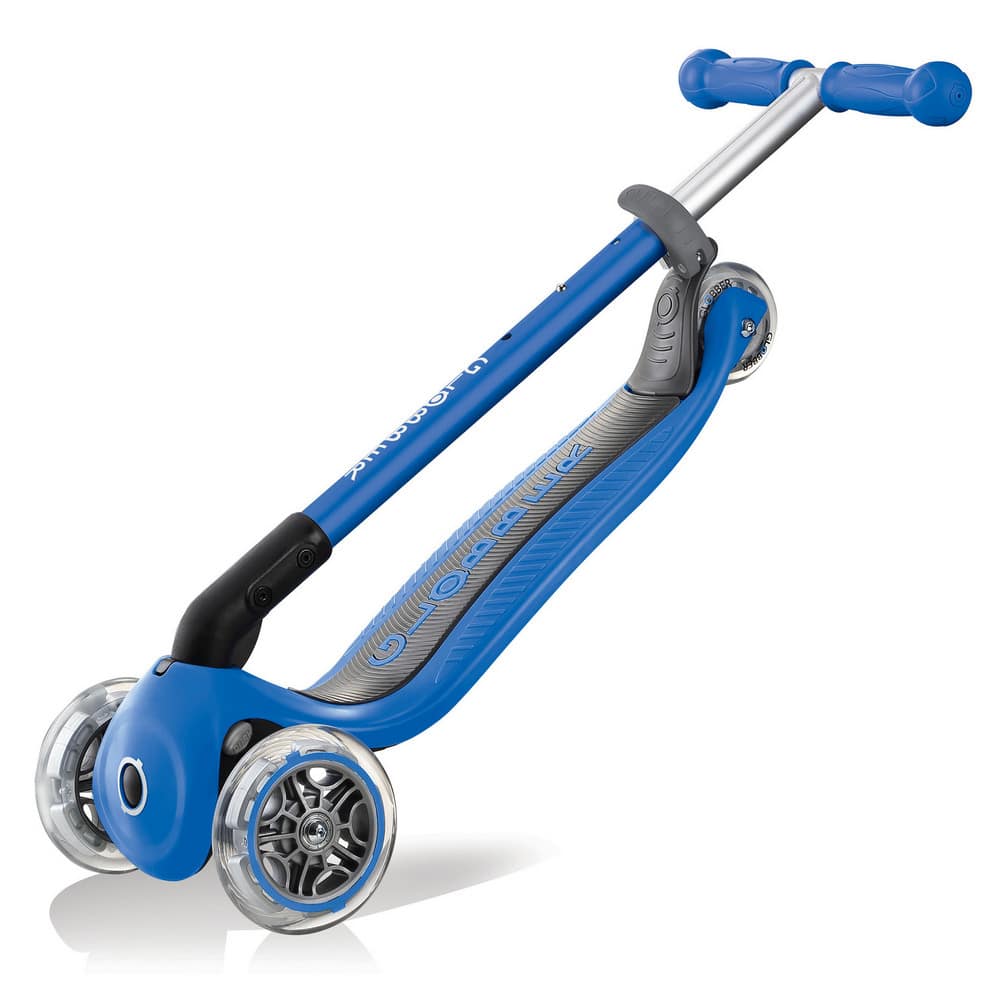 Globber Primo Foldable 3 Wheel Scooter Navy Blue Jadrem Toys