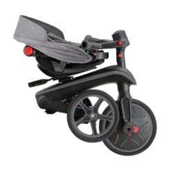 Globber Explorer Trike 4 in 1 Foldable - Black/Grey