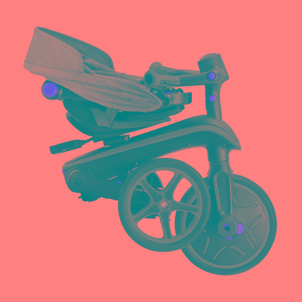 Globber Explorer Trike 4 in 1 Foldable - Black/Grey