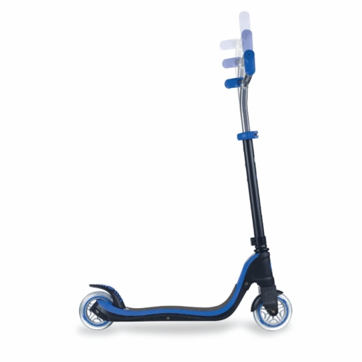 Globber Flow 125 2 Wheel Scooter Black Navy Blue - Image 3