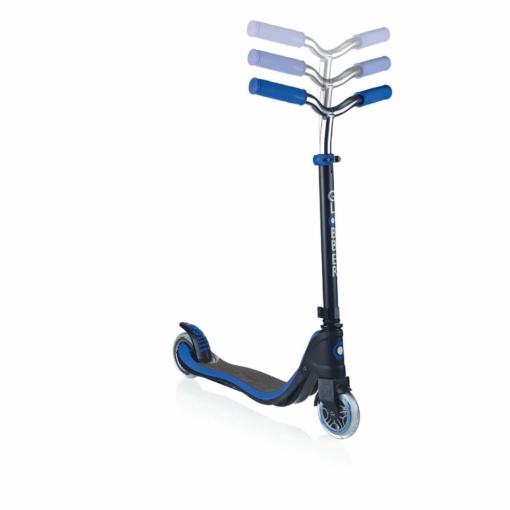 Globber Flow 125 2 Wheel Scooter Black Navy Blue - Image 5