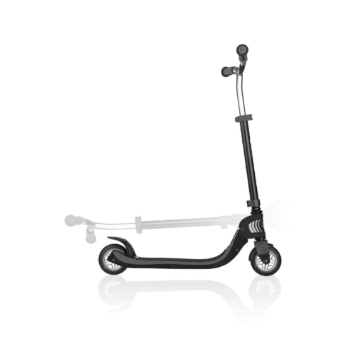 Globber Flow 125 Foldable Scooter Black Grey - Image 3